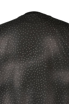 RHINESTONE WAPPEN TEE / BLK