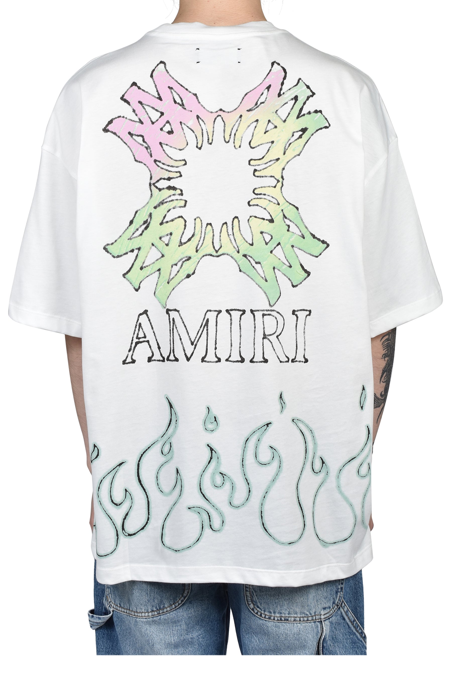 MA QUAD FLAMES LJ SKATE TEE / IVO
