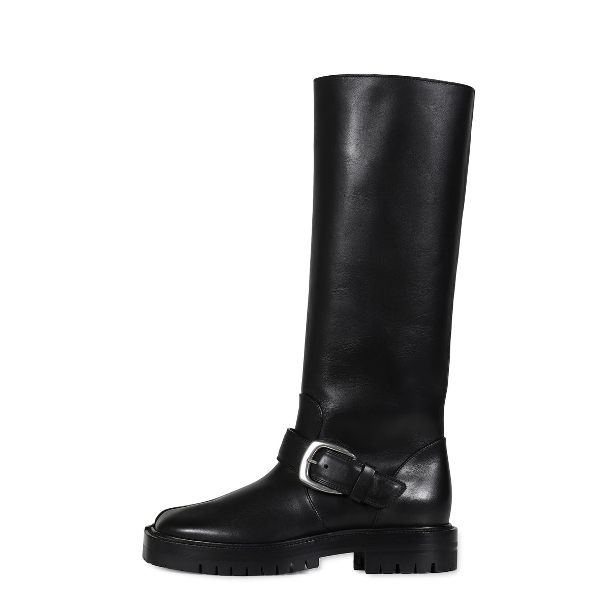 Maison Margiela FW25 Tabi County Knee Boots / Black - Nubian