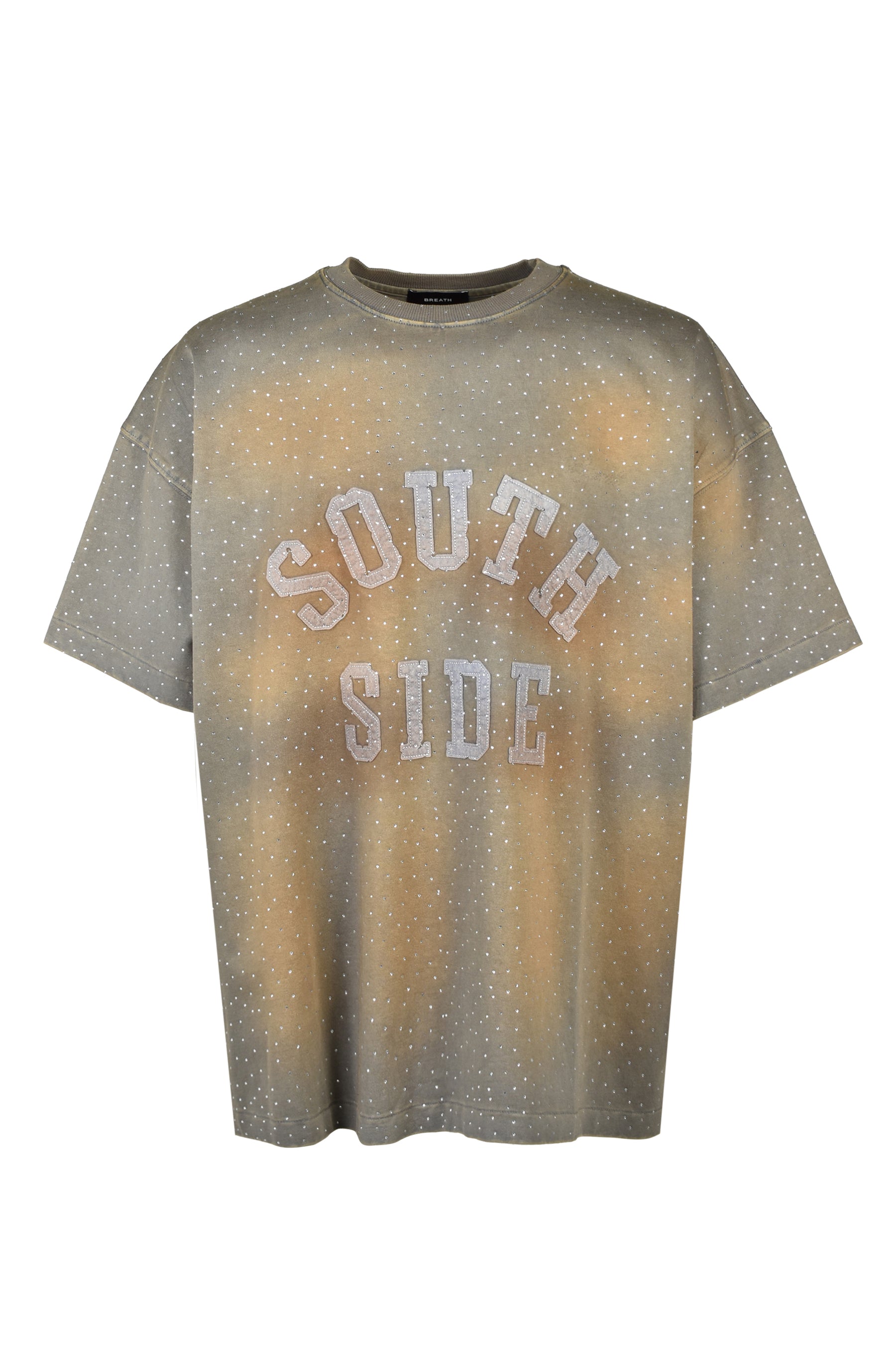 RHINESTONE WAPPEN TEE / BLU