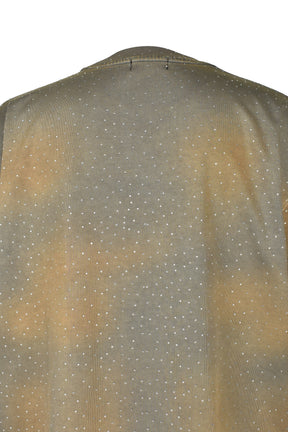 RHINESTONE WAPPEN TEE / BLU