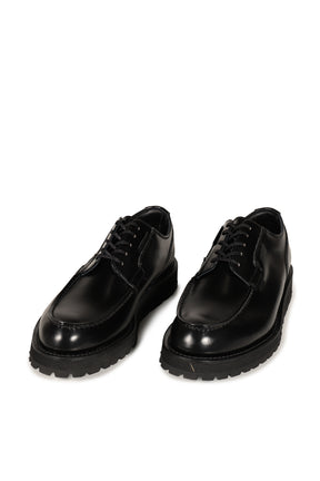 LEATHER SHOES / BLK