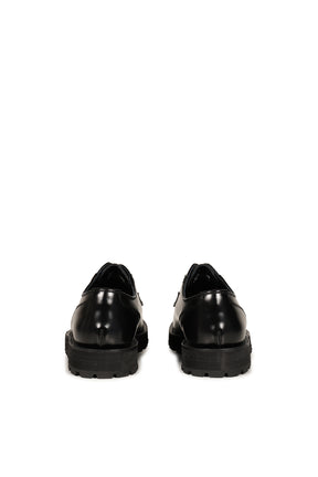 LEATHER SHOES / BLK