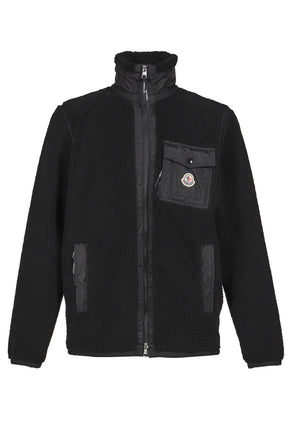 ZIP UP CARDIGAN / BLACK