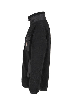 ZIP UP CARDIGAN / BLACK