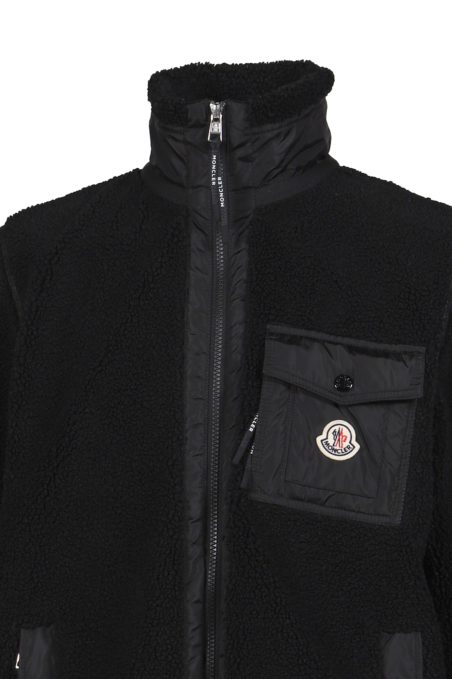 ZIP UP CARDIGAN / BLACK