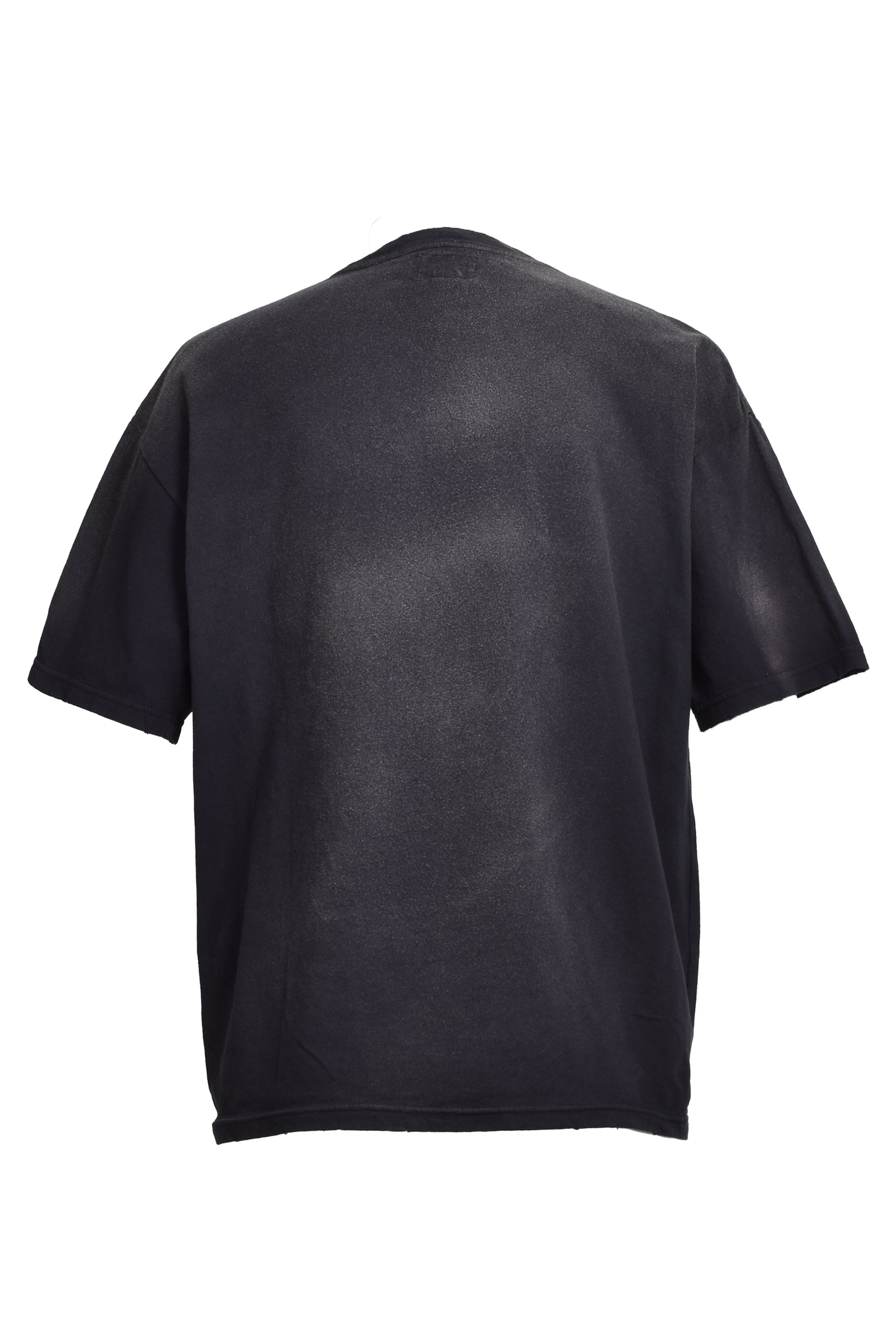 KAMIYA DISTRESSED POCKET TEE / BLK