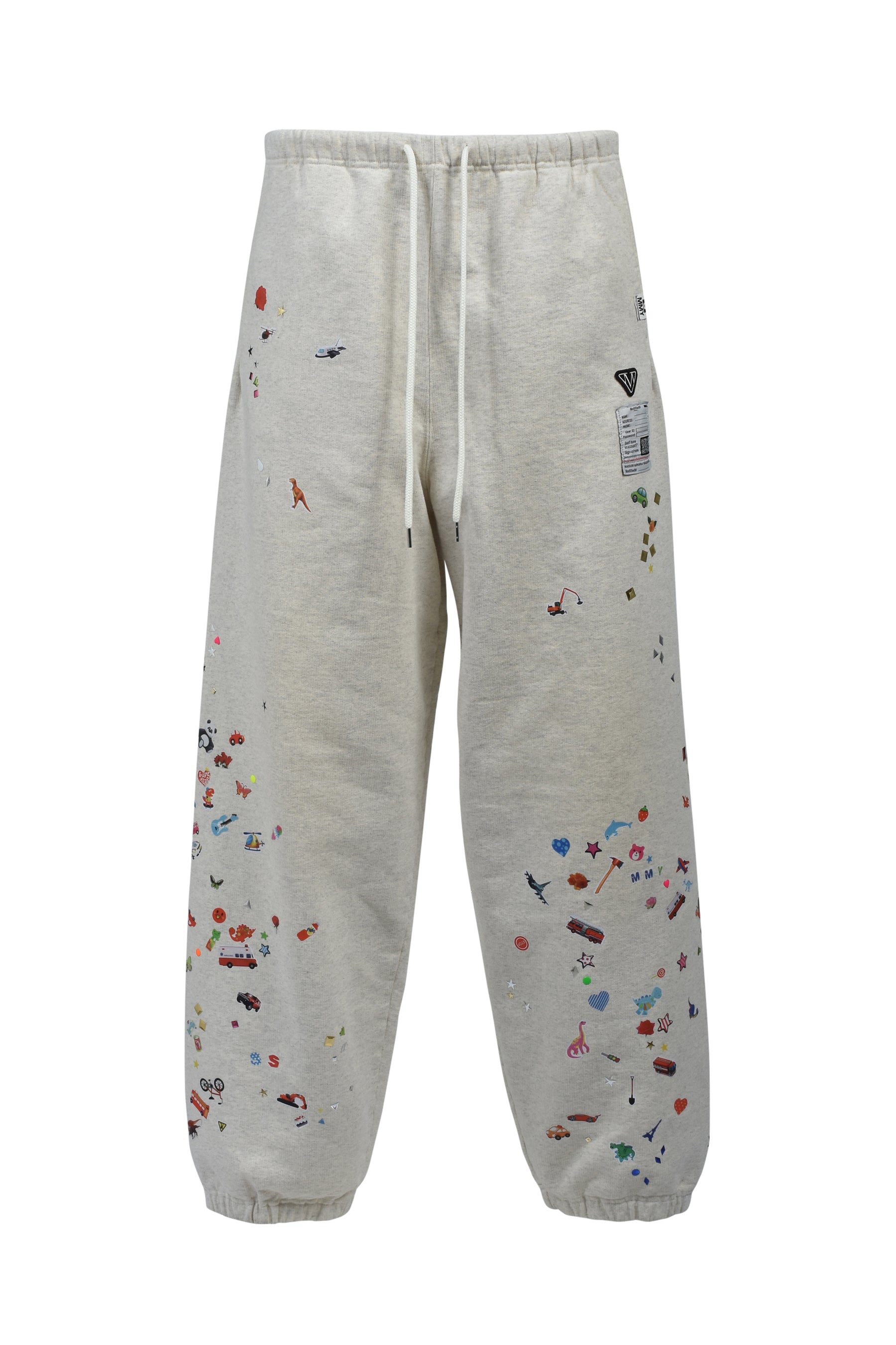 Maison MIHARA YASUHIRO KIDS STICKER PANTS / WHT