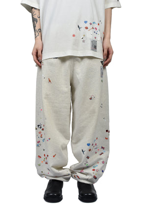 KIDS STICKER PANTS / WHT
