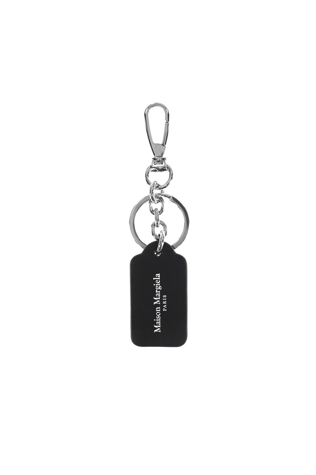 DOUBLE TAG KEYRING SMALL / BLK