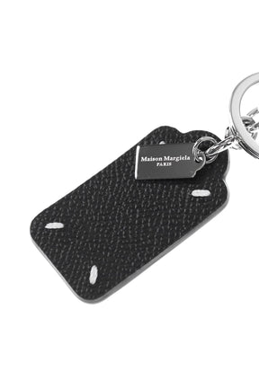 DOUBLE TAG KEYRING SMALL / BLK