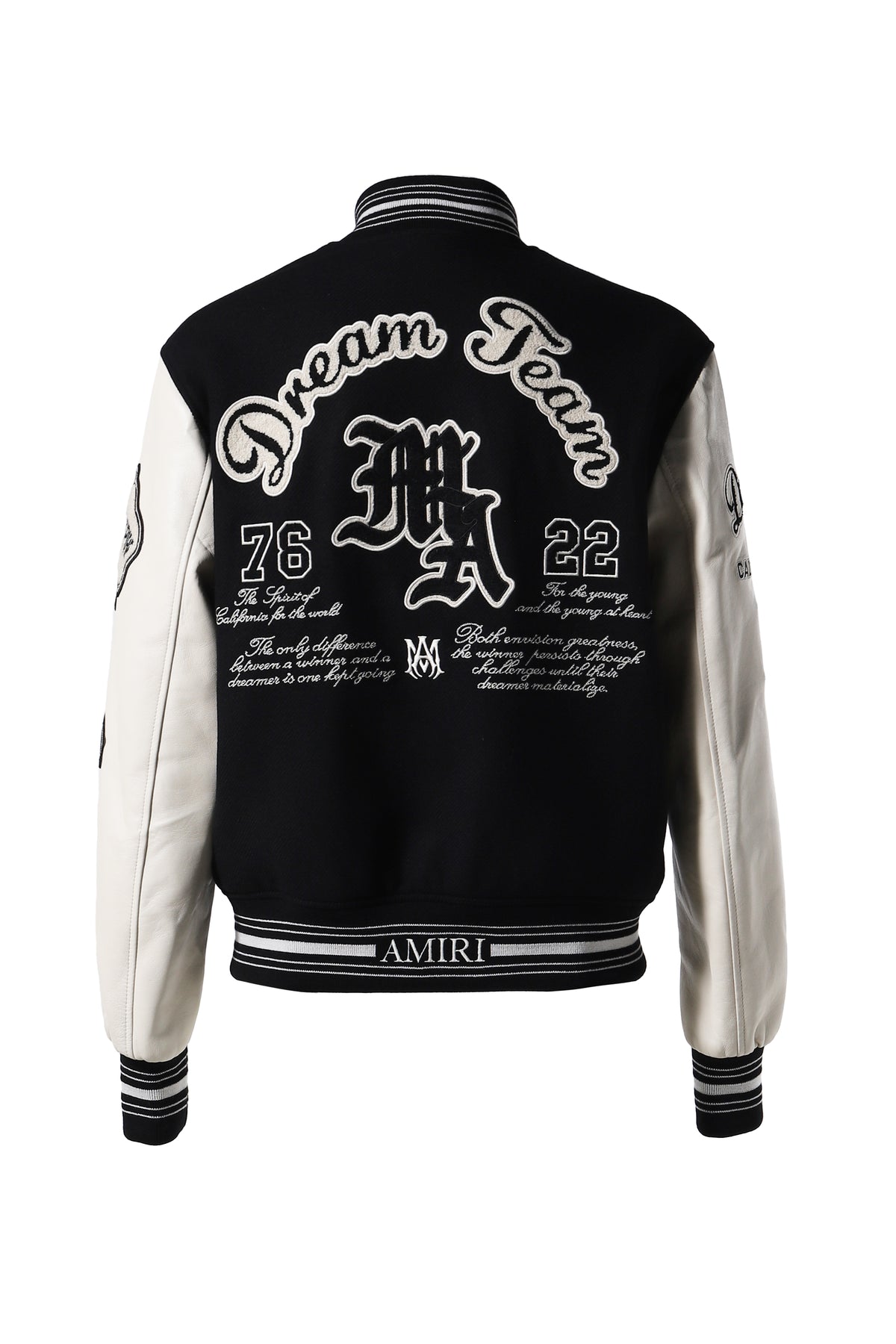 DREAM TEAM VARSITY JACKET / BLK