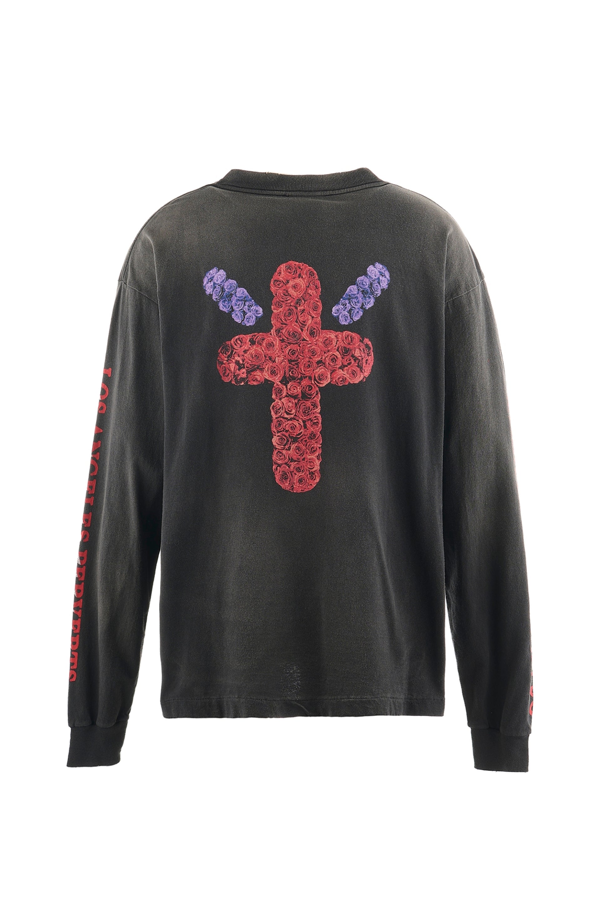 SAINT Mxxxxxx × BORNXRAISED BR_LS TEE/BORN SAINT / BLK