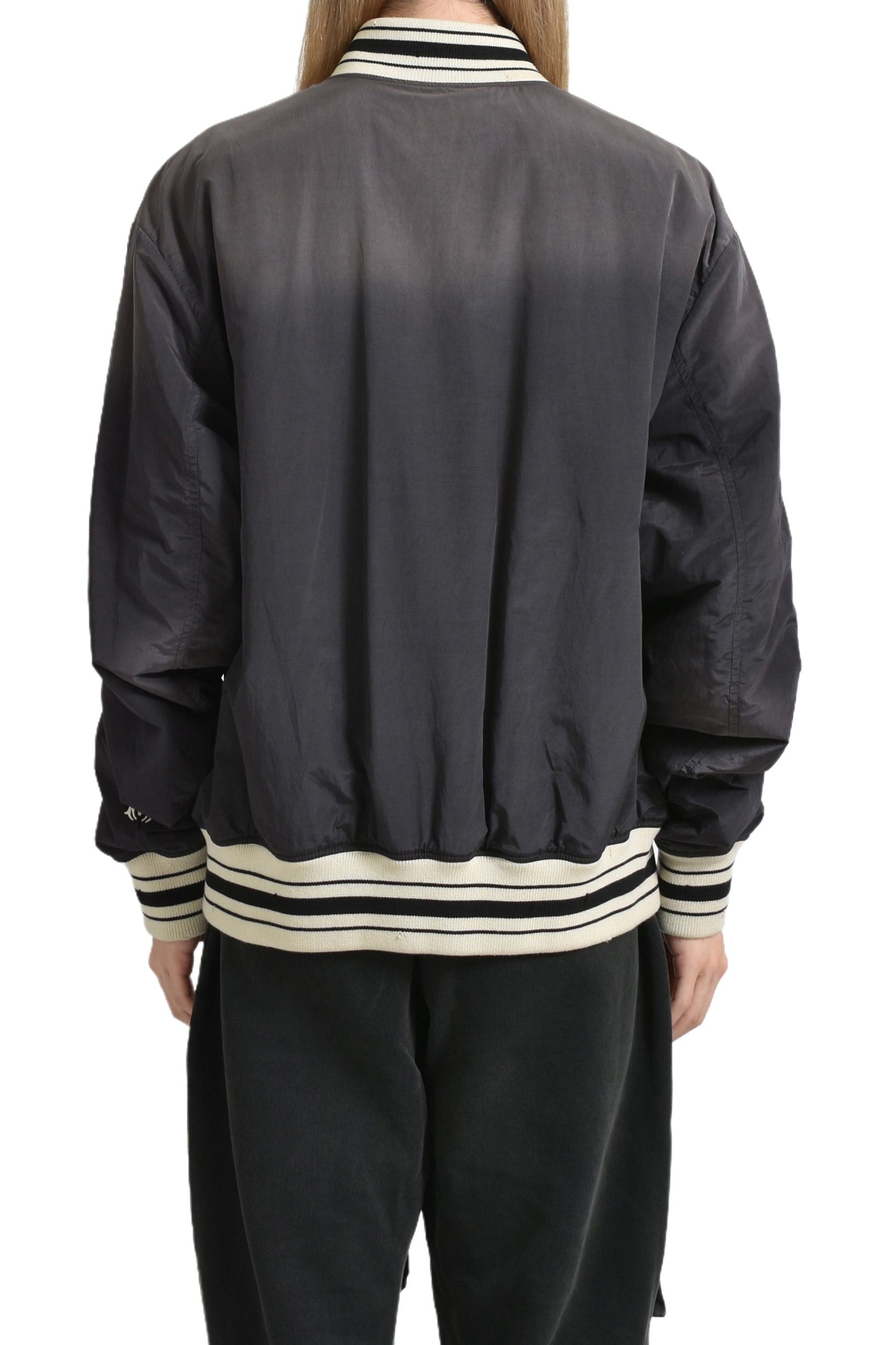 AMIRI SUN FADED BOMBER / BLK