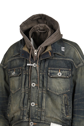 LAYERED DENIM JACKET / IND