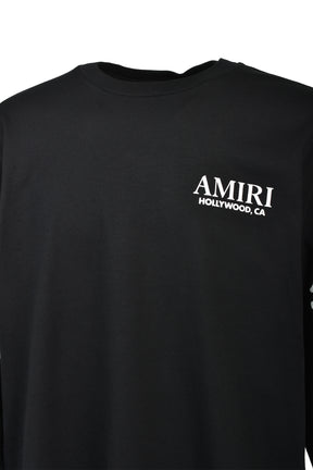 BONES STACKED L/S TEE / BLK