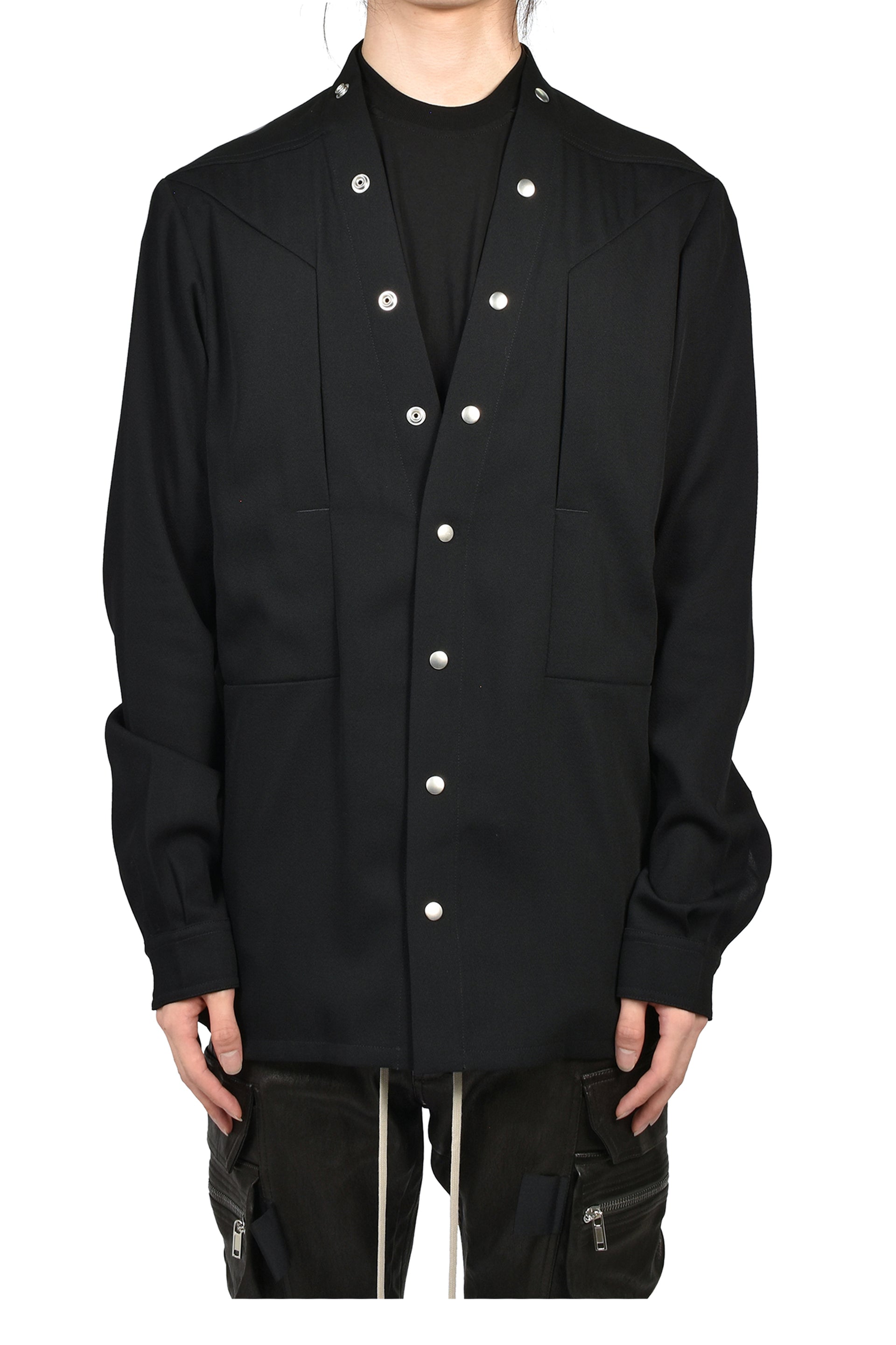 LARRY FOGPOCKET SHIRT / BLK