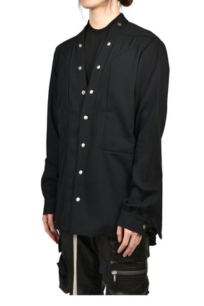 LARRY FOGPOCKET SHIRT / BLK