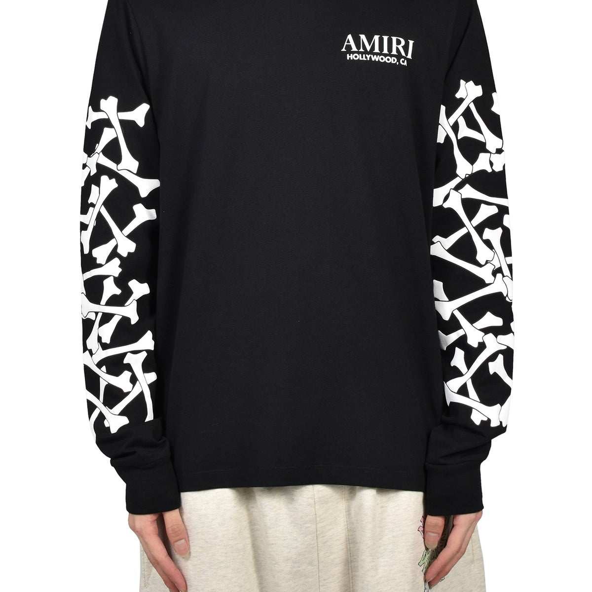 AMIRI アミリ FW26 BONES STACKED L/S TEE / BLK - NUBIAN ヌビアン