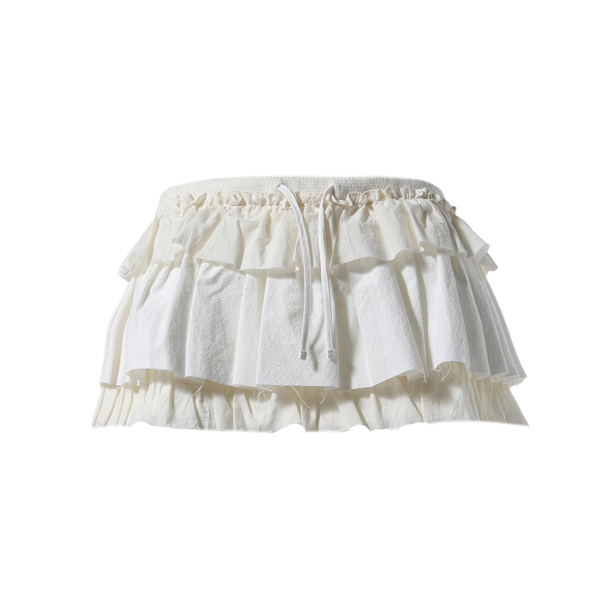 GLOWNY GIRLFRIEND LACE RUFFLE MINI SKIRT 【公式通販】