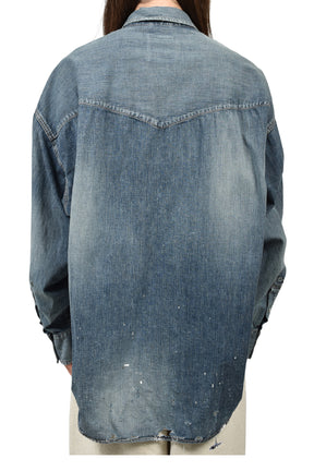 DENIM SHIRTS W STICKER / IND