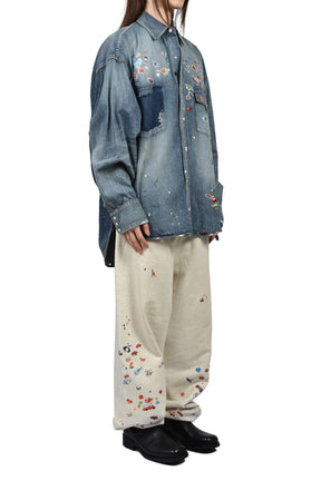 DENIM SHIRTS W STICKER / IND