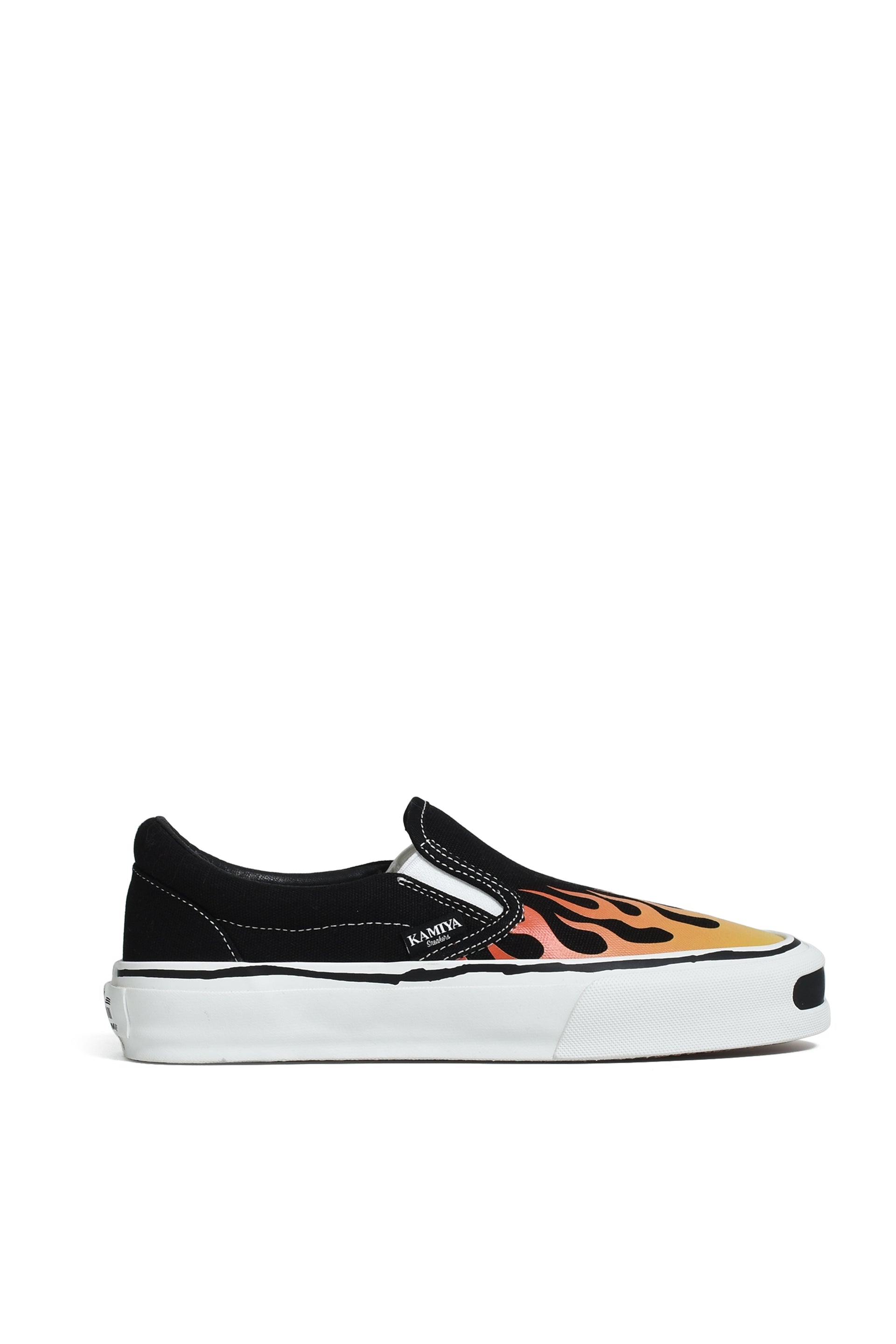 KAMIYA CORNELL FIRE PATTERN / BLK
