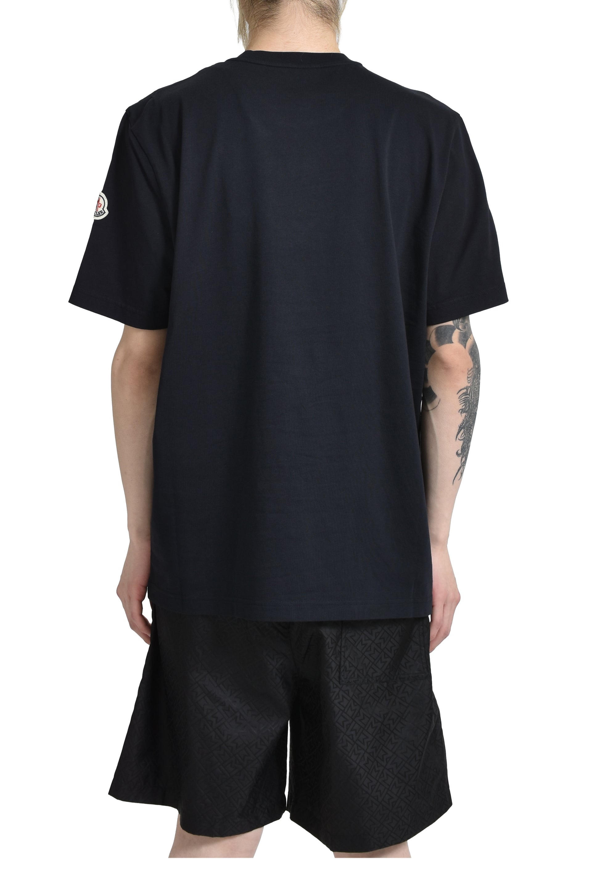 Moncler COLLEGE LOGO SS T-SHIRT / GRY