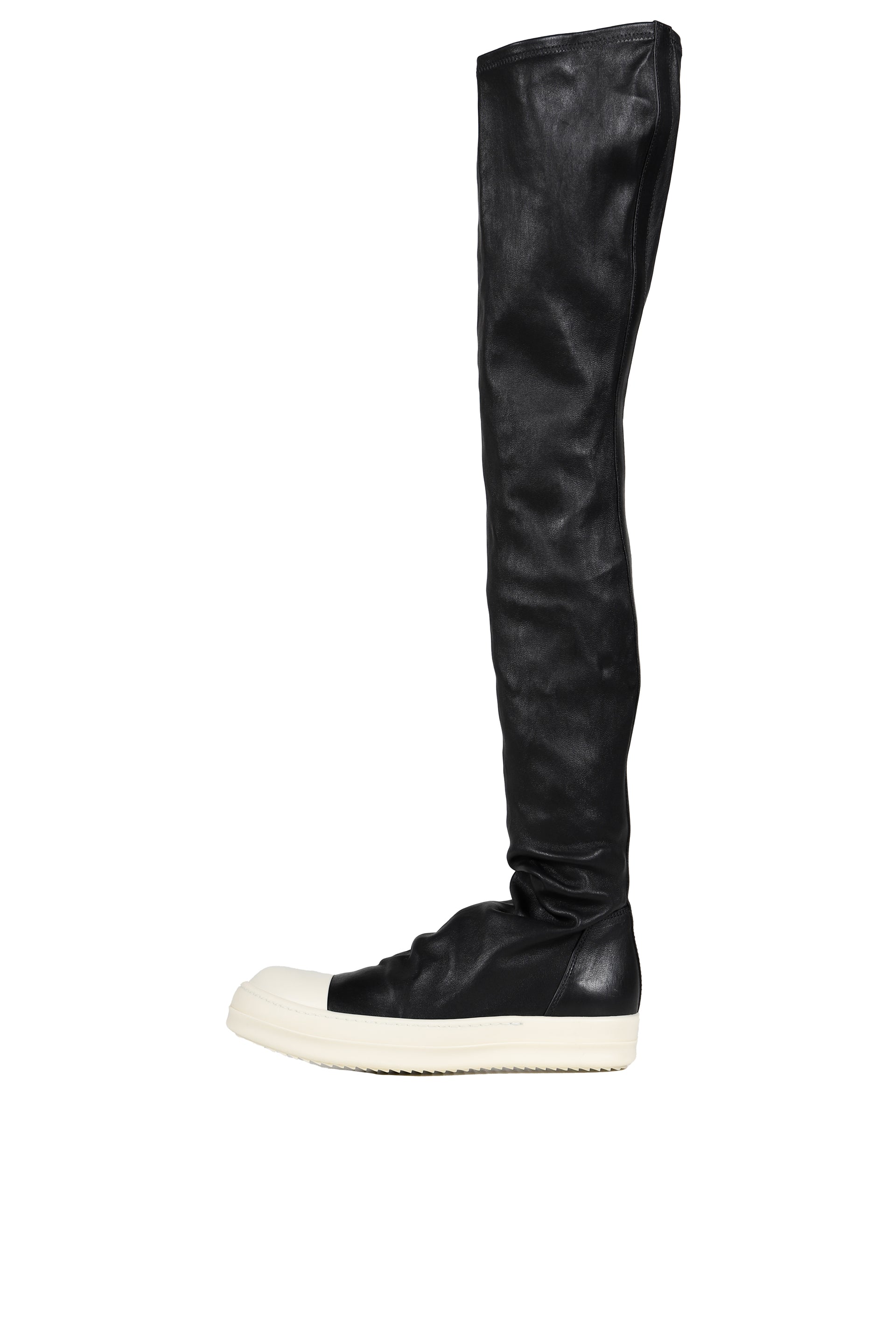 HIGH STOCKING SNEAKS / BLK MILK MILK