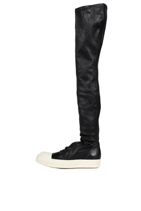 HIGH STOCKING SNEAKS / BLK MILK MILK