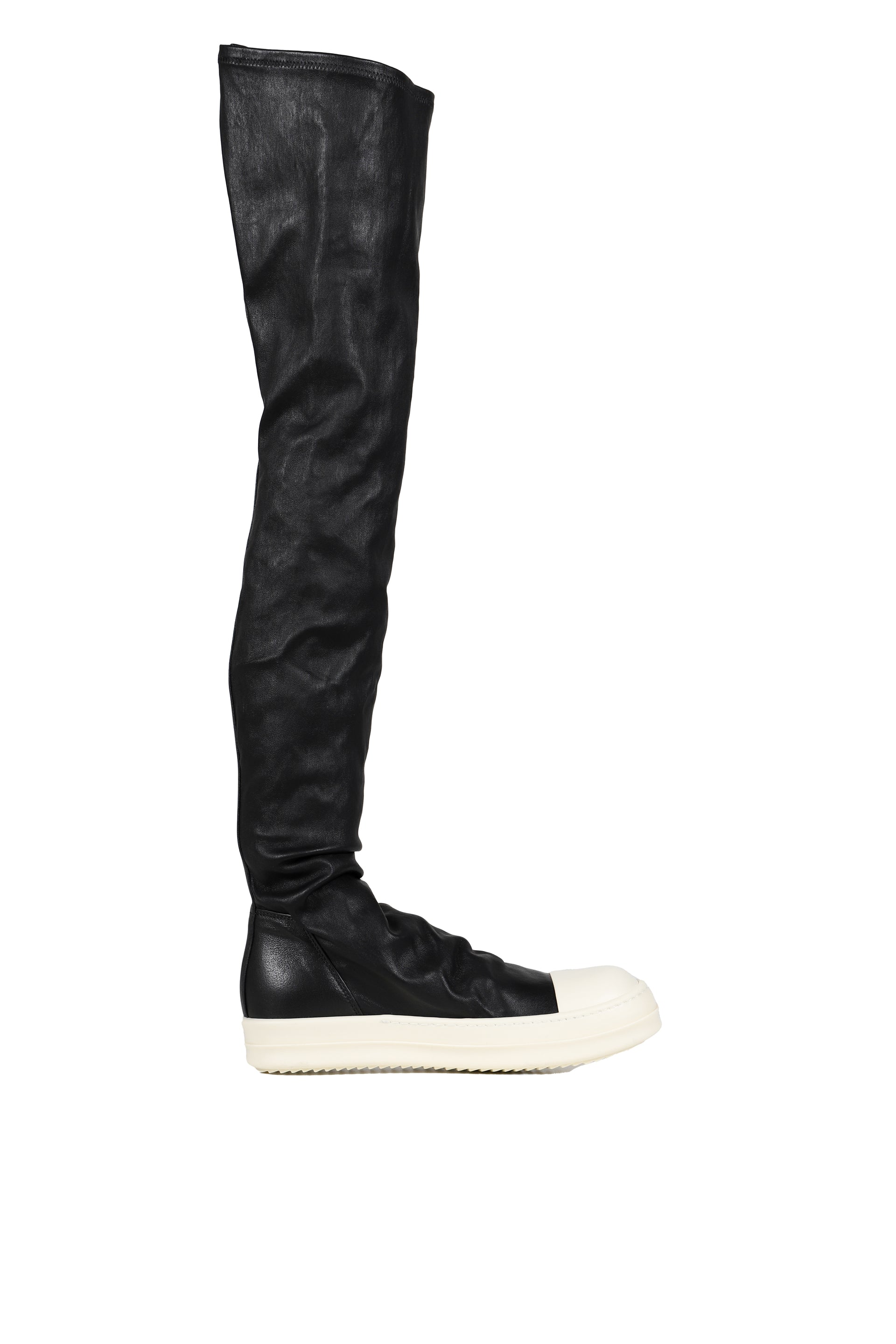 HIGH STOCKING SNEAKS / BLK MILK MILK