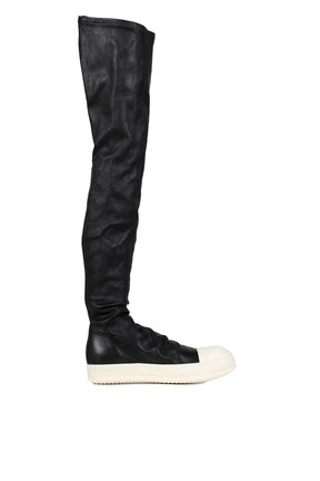 HIGH STOCKING SNEAKS / BLK MILK MILK