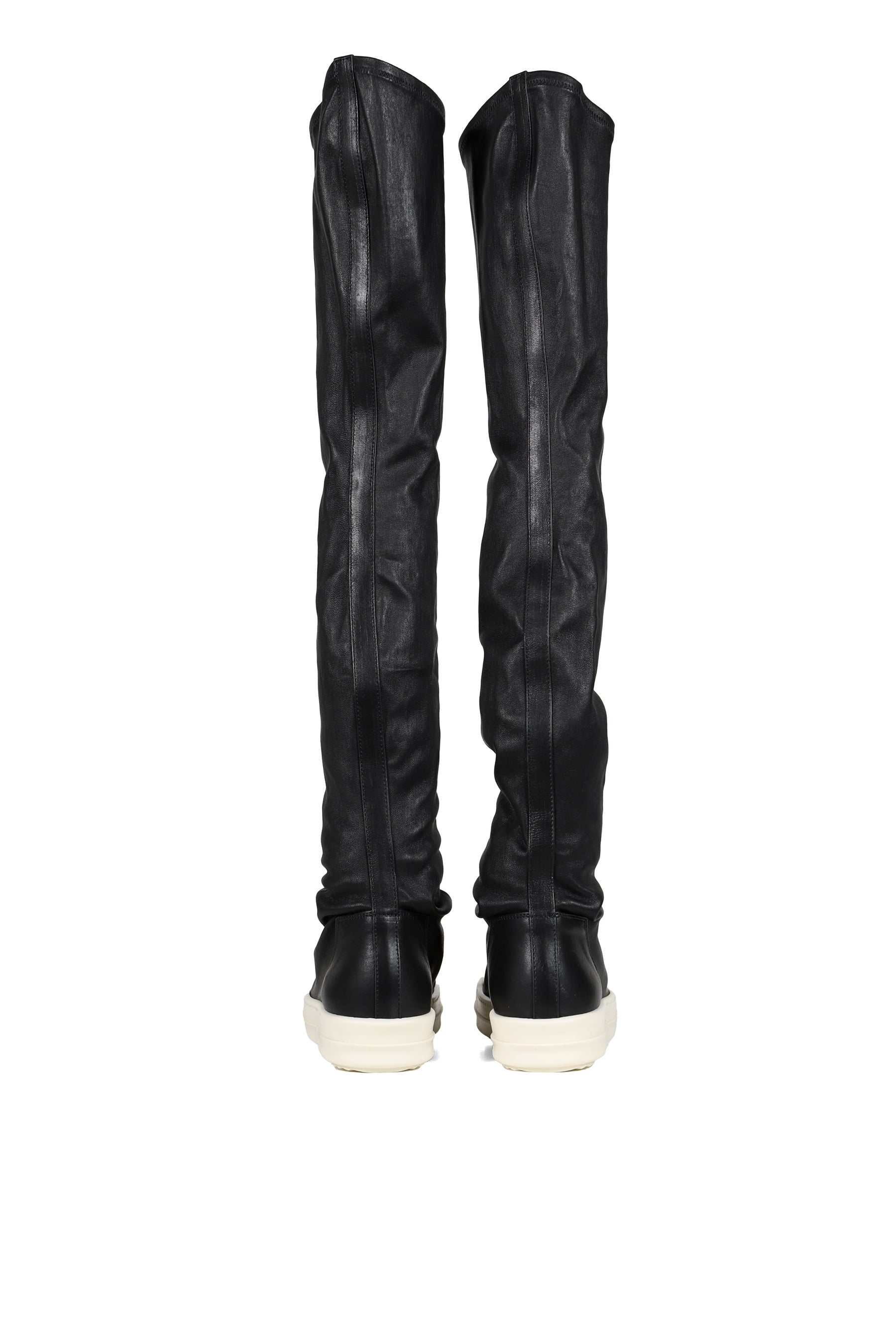 HIGH STOCKING SNEAKS / BLK MILK MILK