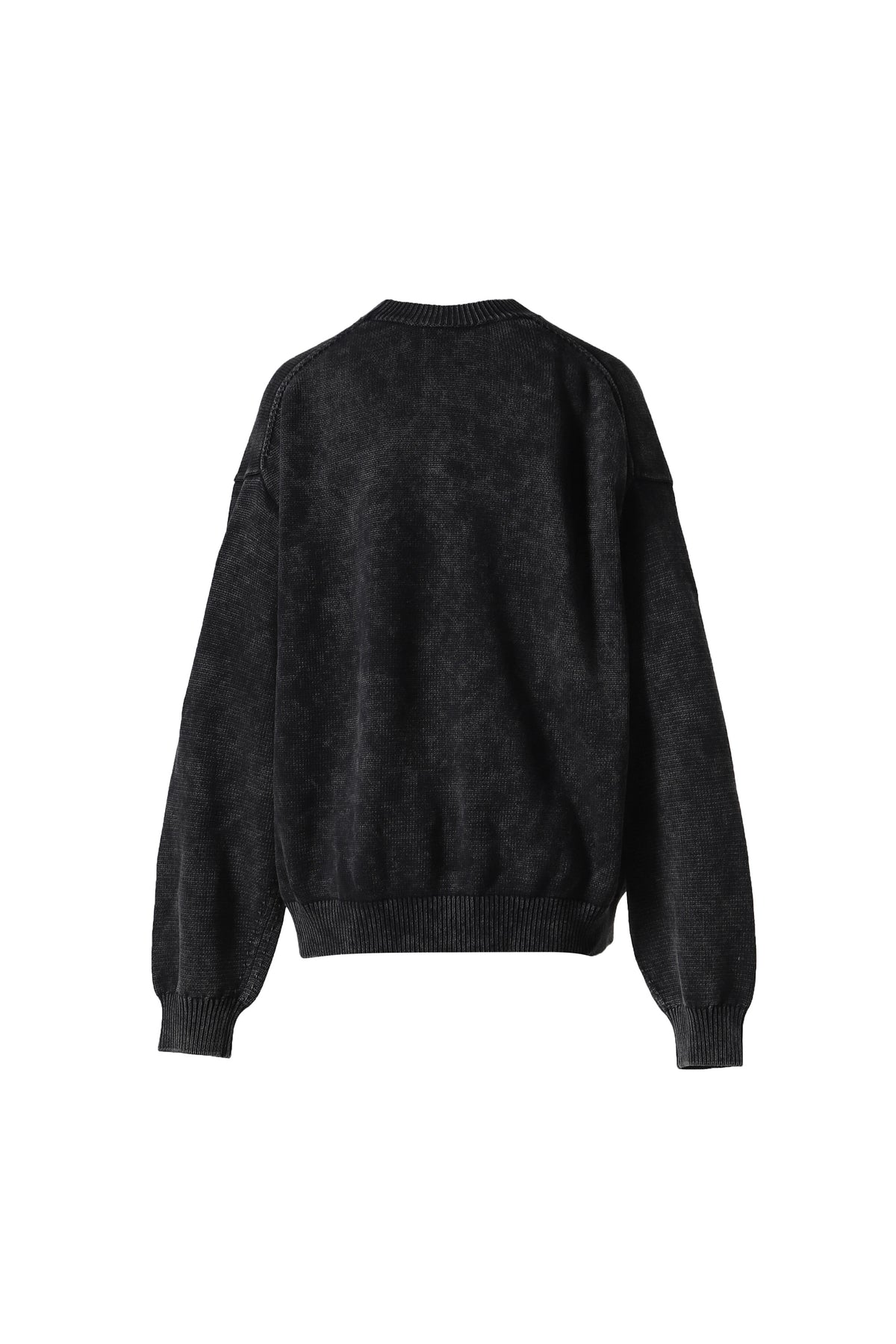 OVERSIZED LS PULLOVER W EMBOSS ALEXANDER WANG LOGO / STORM