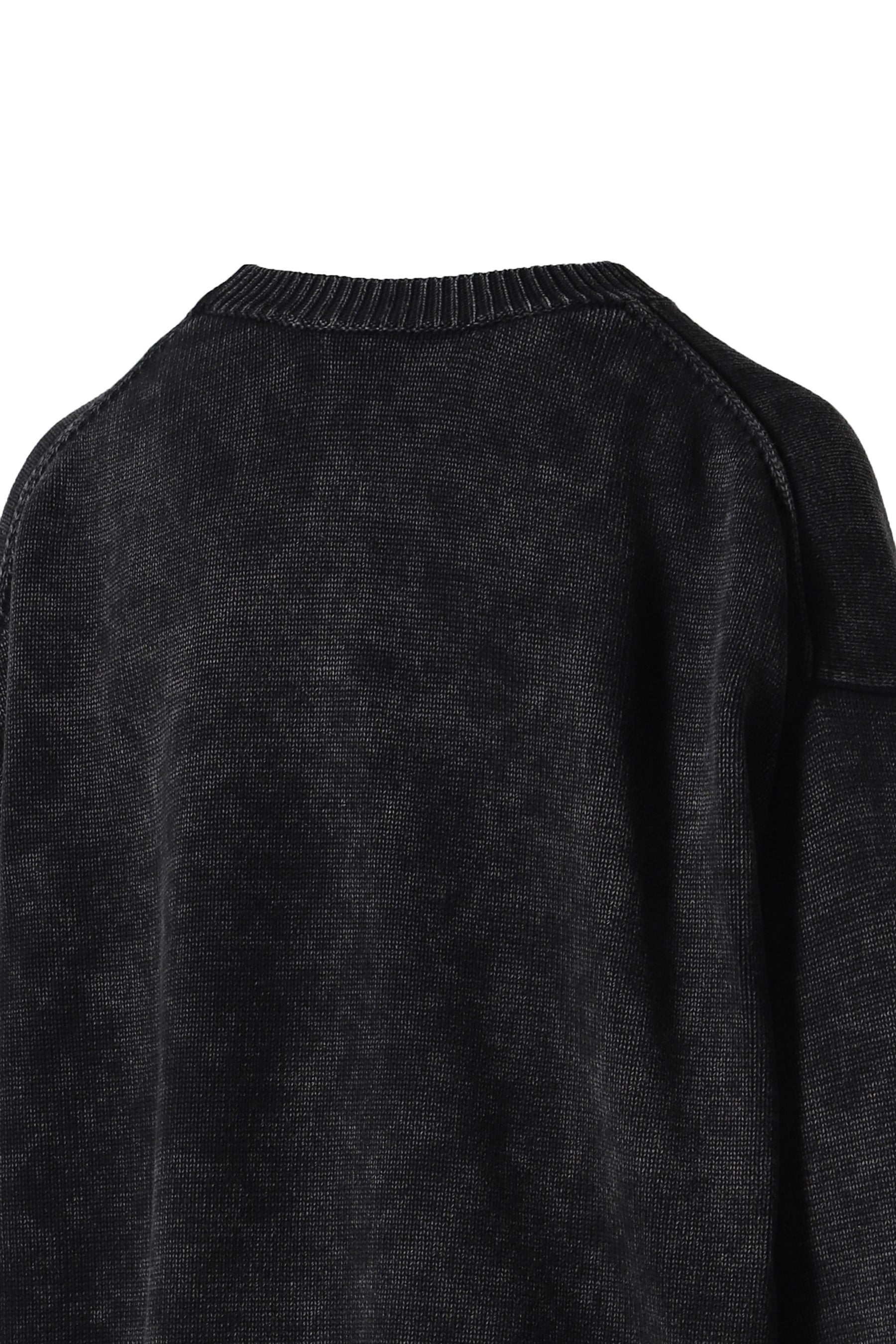 OVERSIZED LS PULLOVER W EMBOSS ALEXANDER WANG LOGO / STORM