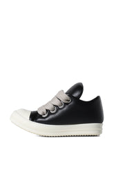 JUMBO LACED PADDED LOW SNEAKS / BLK MILK MILK