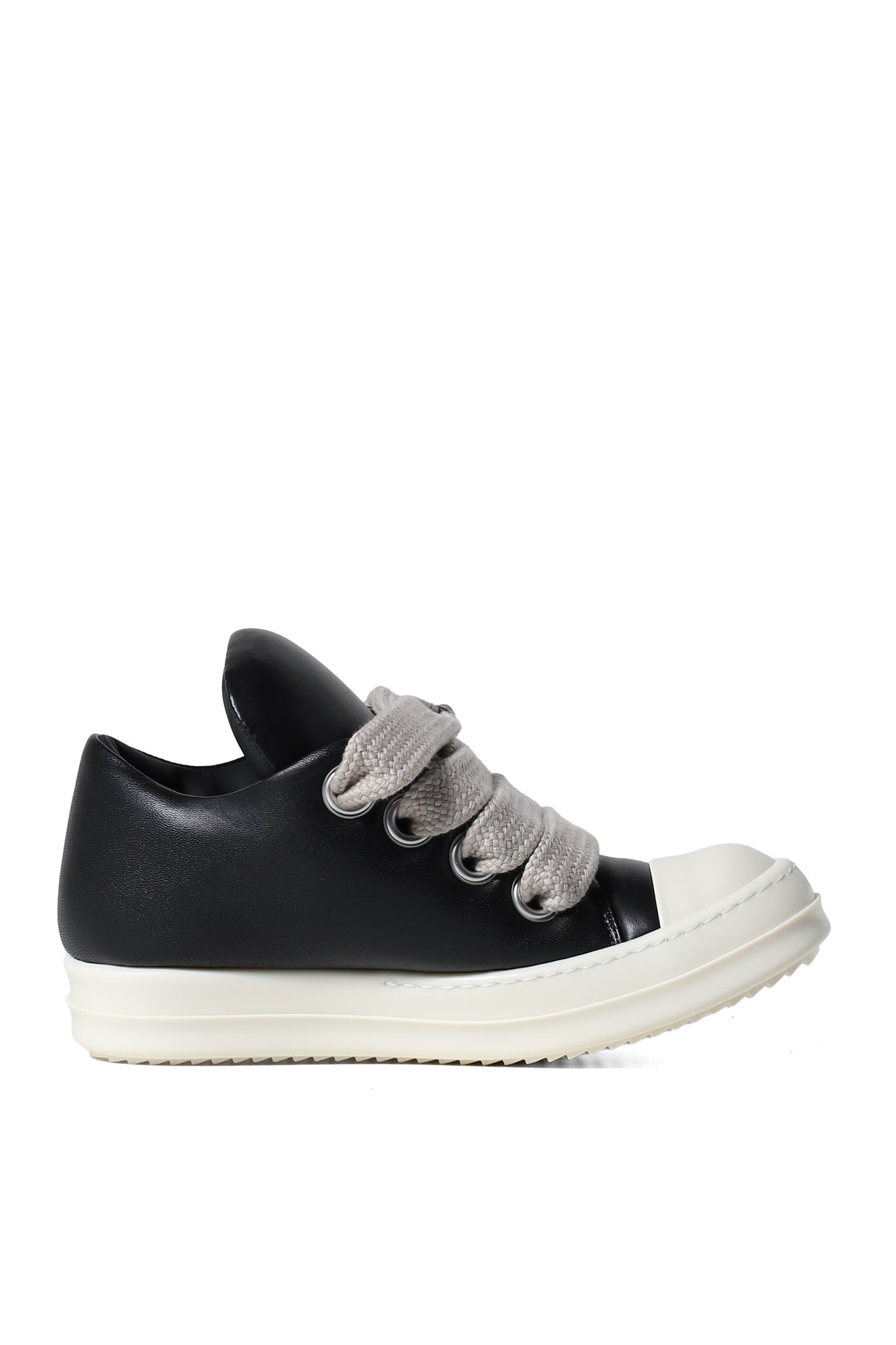 JUMBO LACED PADDED LOW SNEAKS / BLK MILK MILK