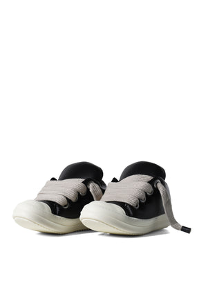 JUMBO LACED PADDED LOW SNEAKS / BLK MILK MILK