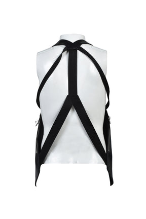 TEMPLE BAUHAUS VEST / BLK