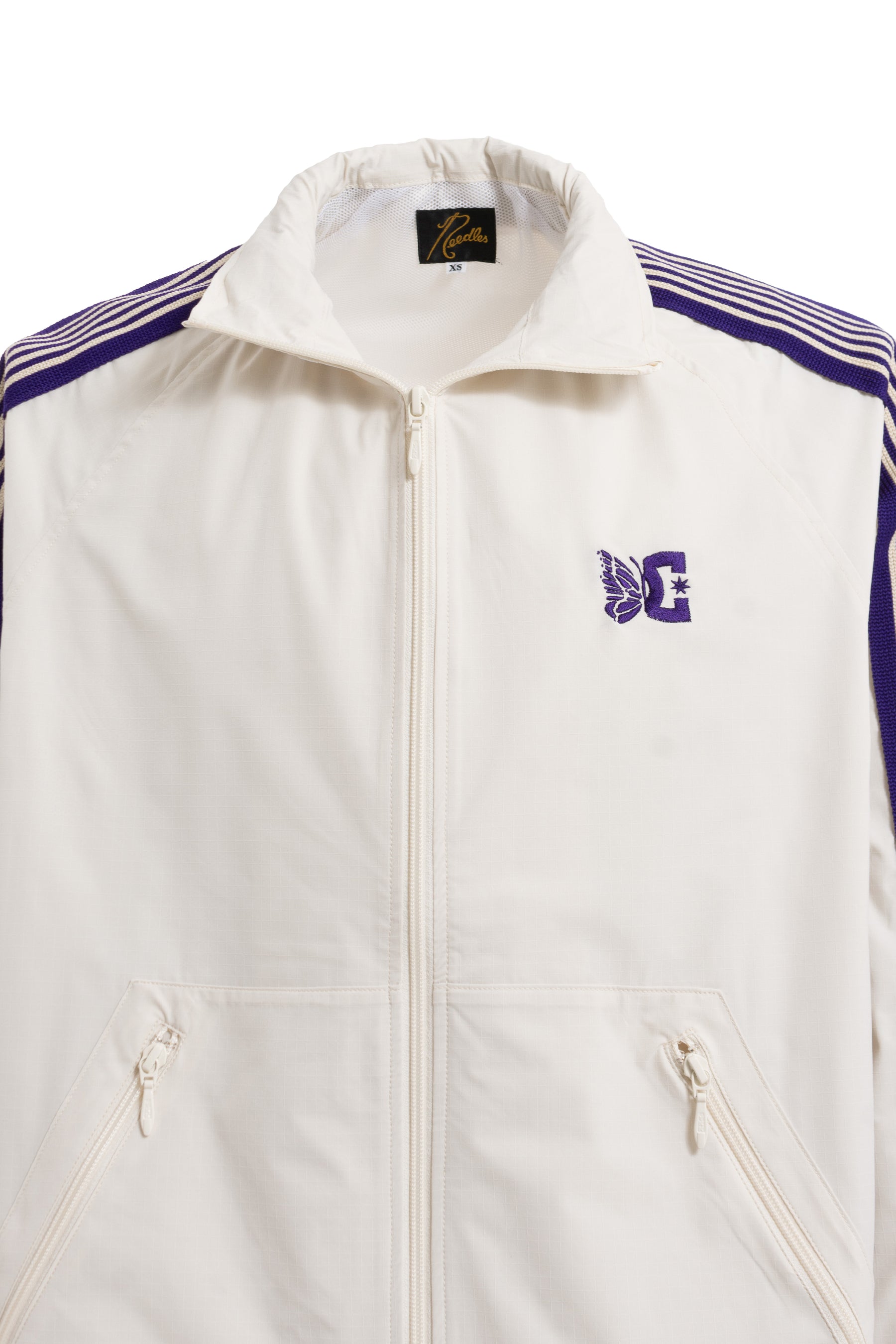 Needles × DC JOG JACKET IVORY SIZE M-thelivingproofinstitute.com