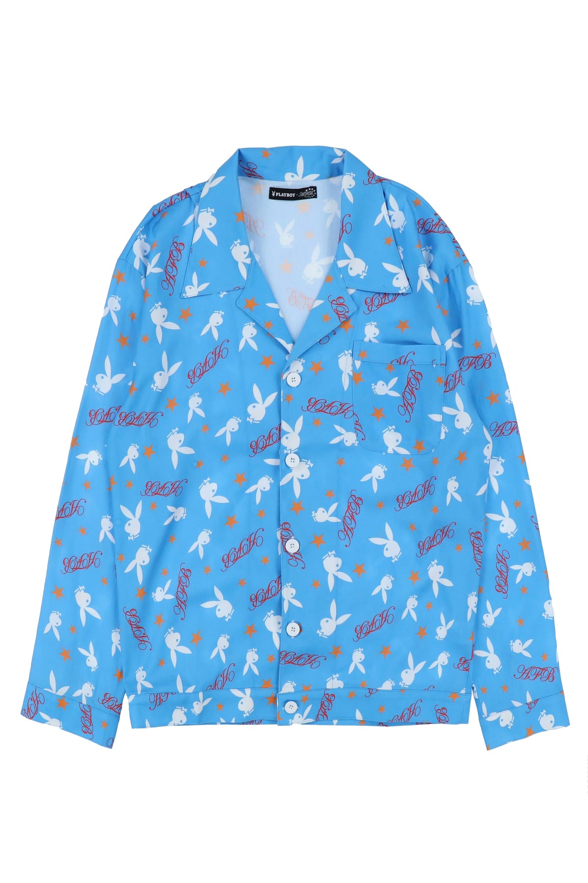 PLAYBOY Pajama Shirts / SKY BLU