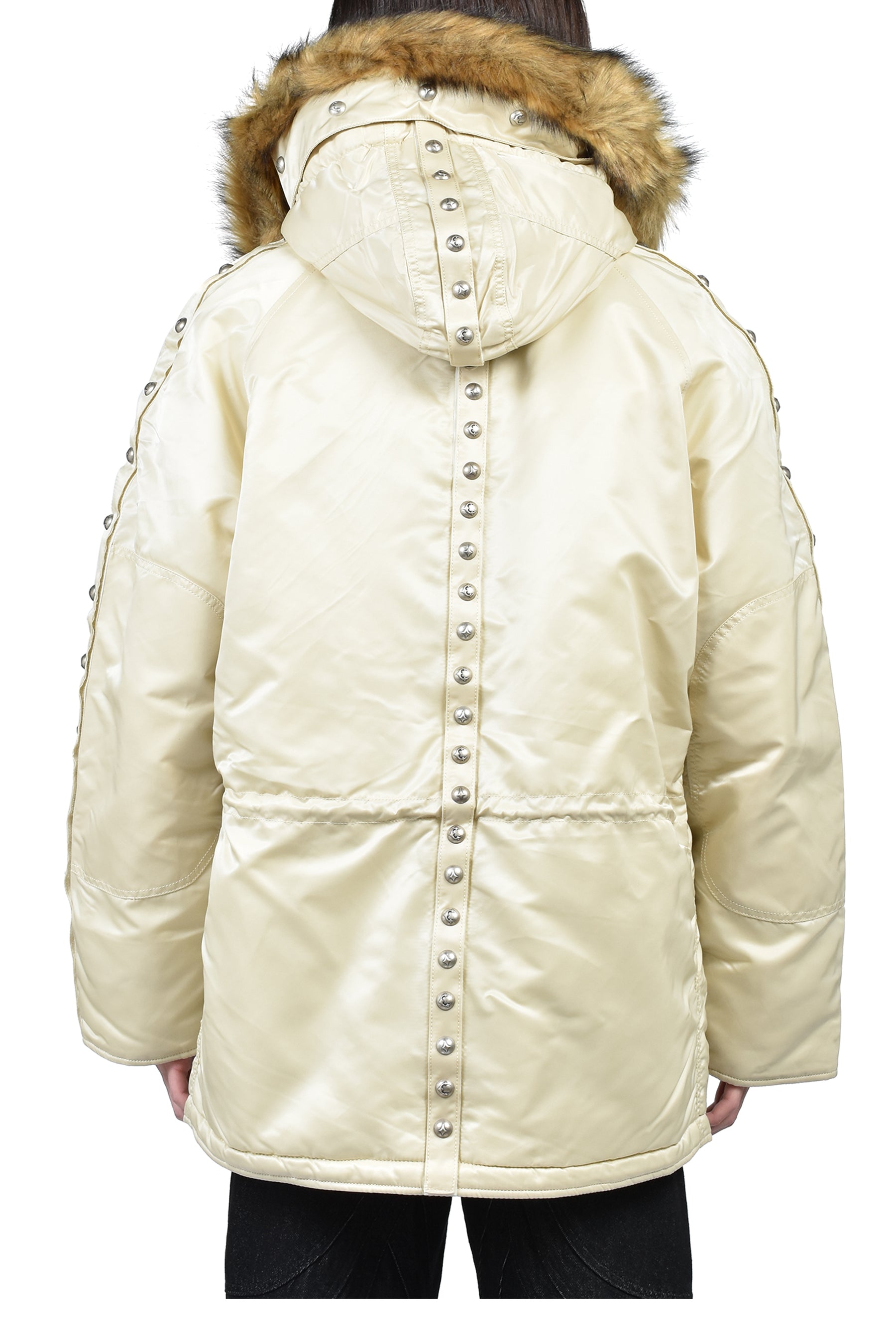 AI N-3B PARKA (DETACHABLE RIVET VELCRO) / VTG WHT