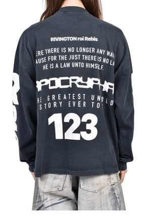 THE ANTI-BODY VINTAGE LS TEE / BLACK