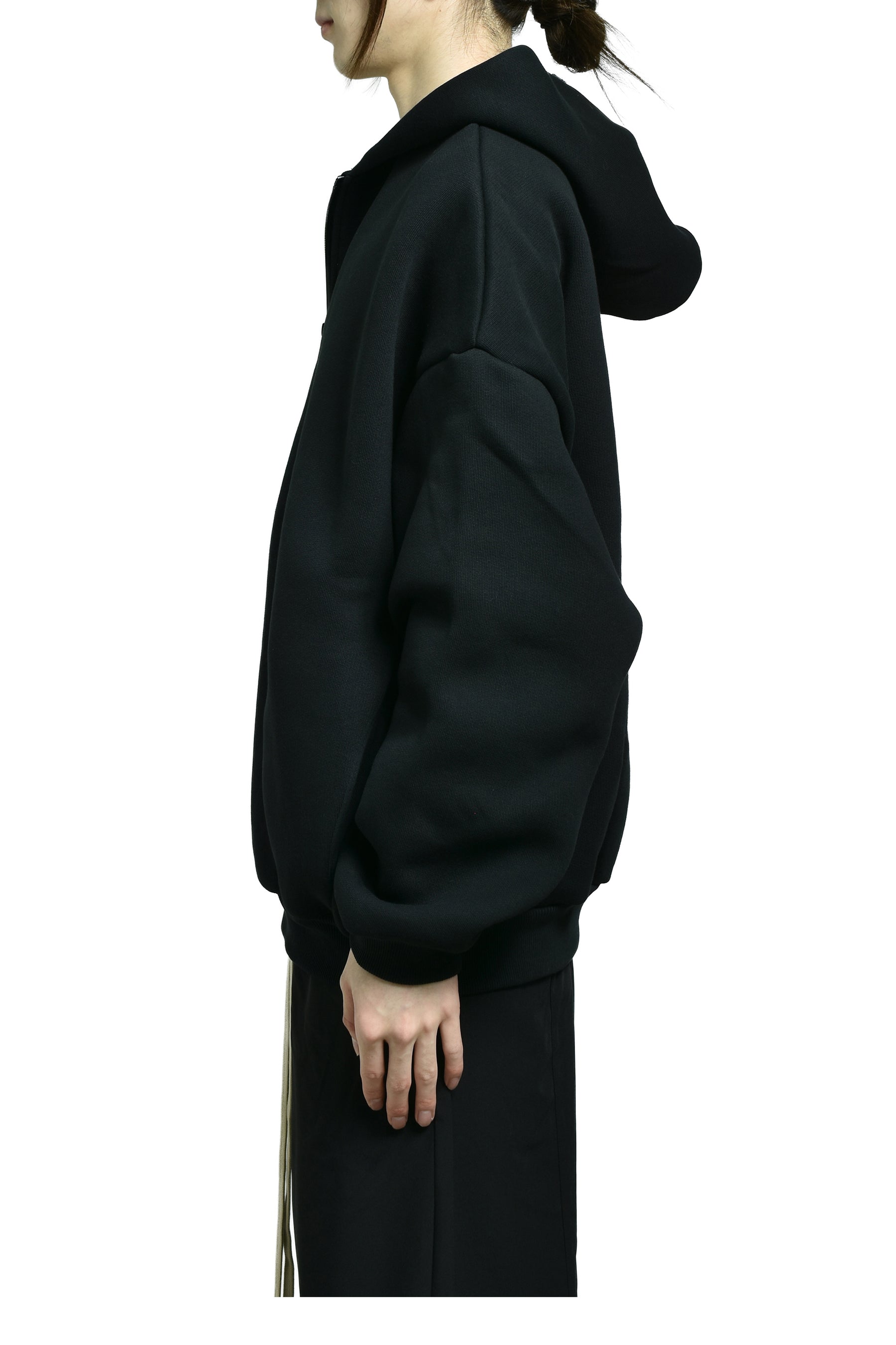 ATHLETIC HALFZIP HOODIE / BLK