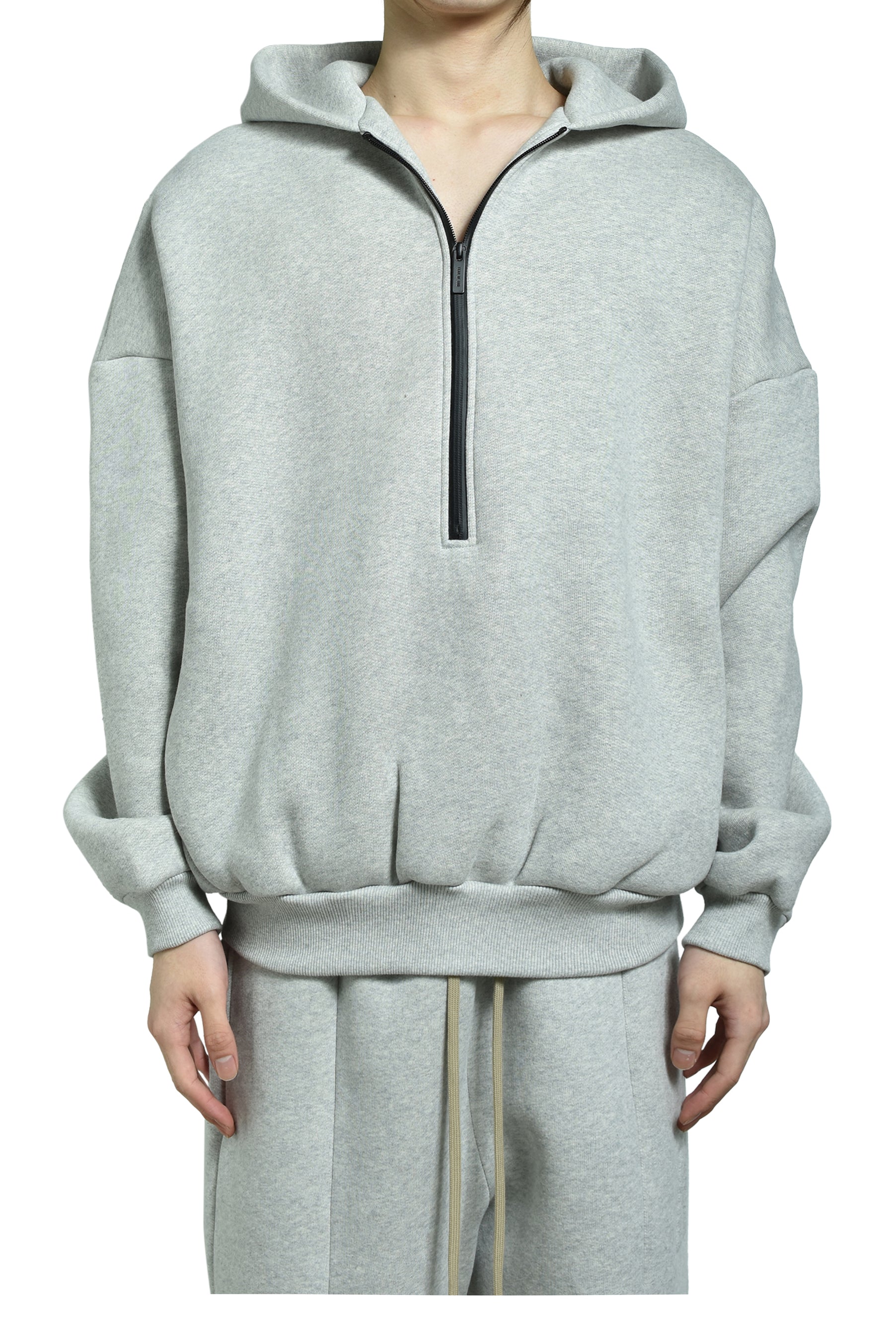 ATHLETIC HALFZIP HOODIE / MELANGE GRY 