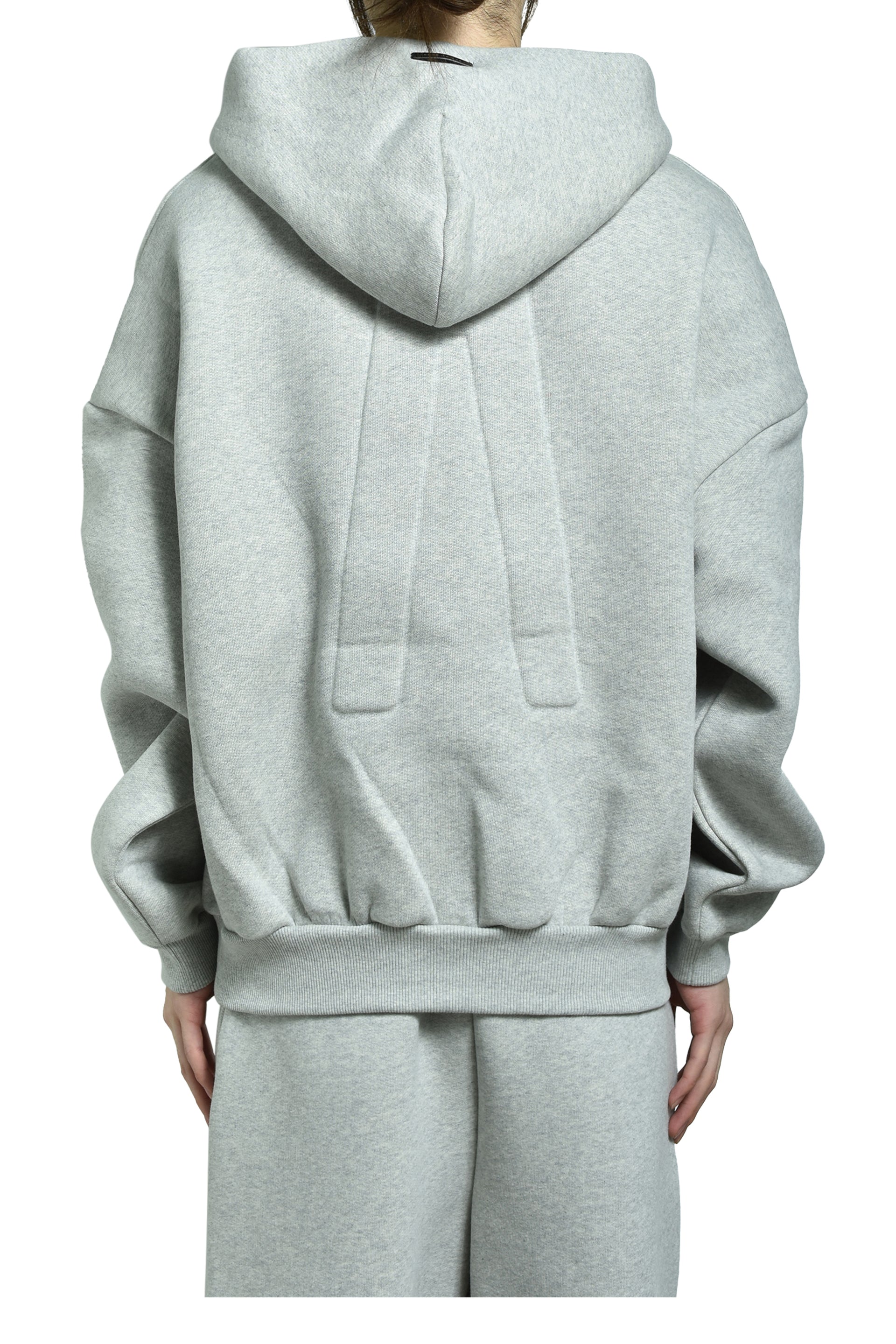 ATHLETIC HALFZIP HOODIE / MELANGE GRY