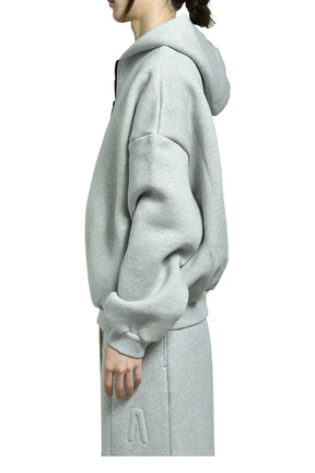 ATHLETIC HALFZIP HOODIE / MELANGE GRY 