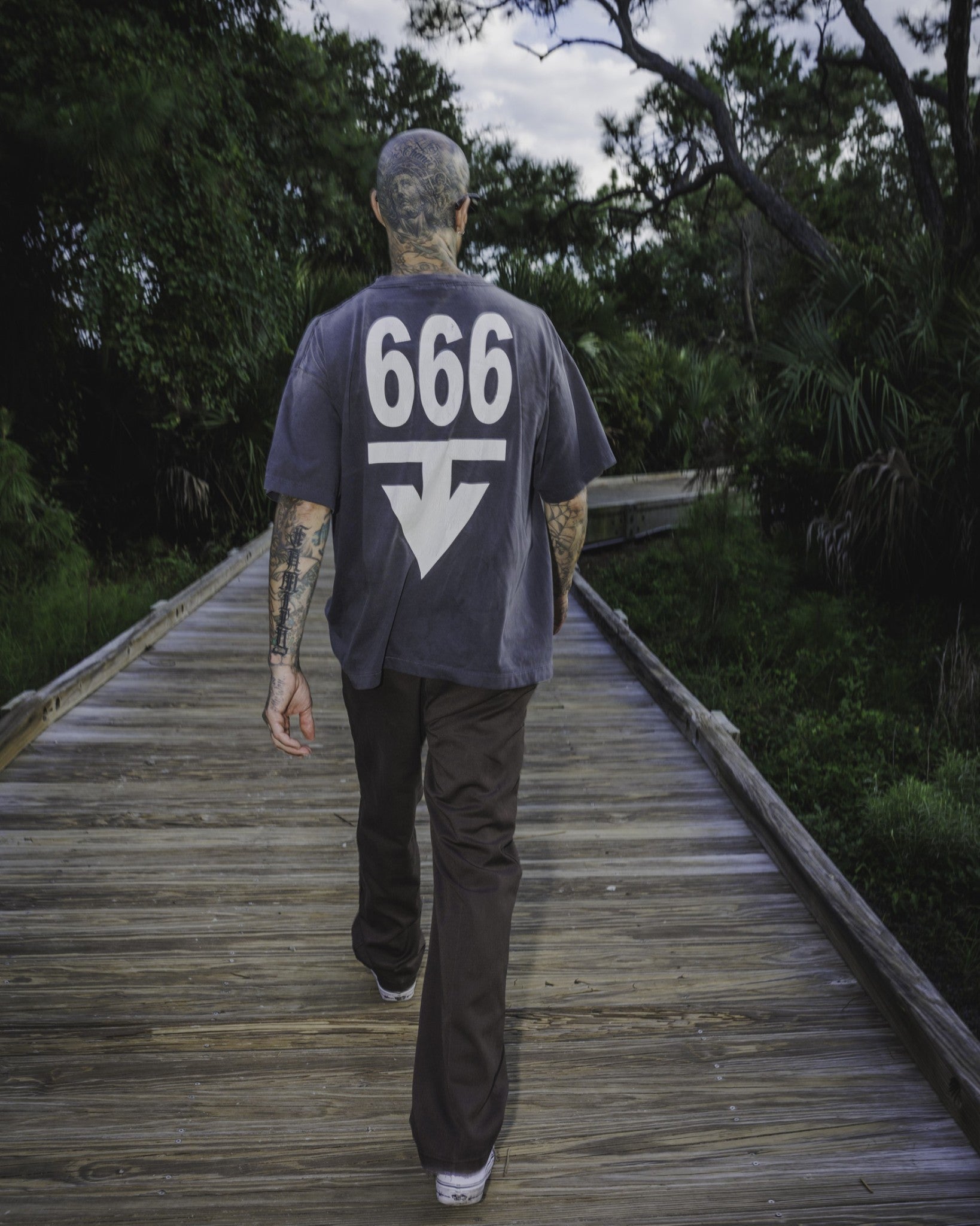 セントマイケル25AW新作BABYLONコラボ SAINT BABYLON XL SAINT M×××××× (セントマイケル) × BABYLON BBLN_LS TEE_SAINT