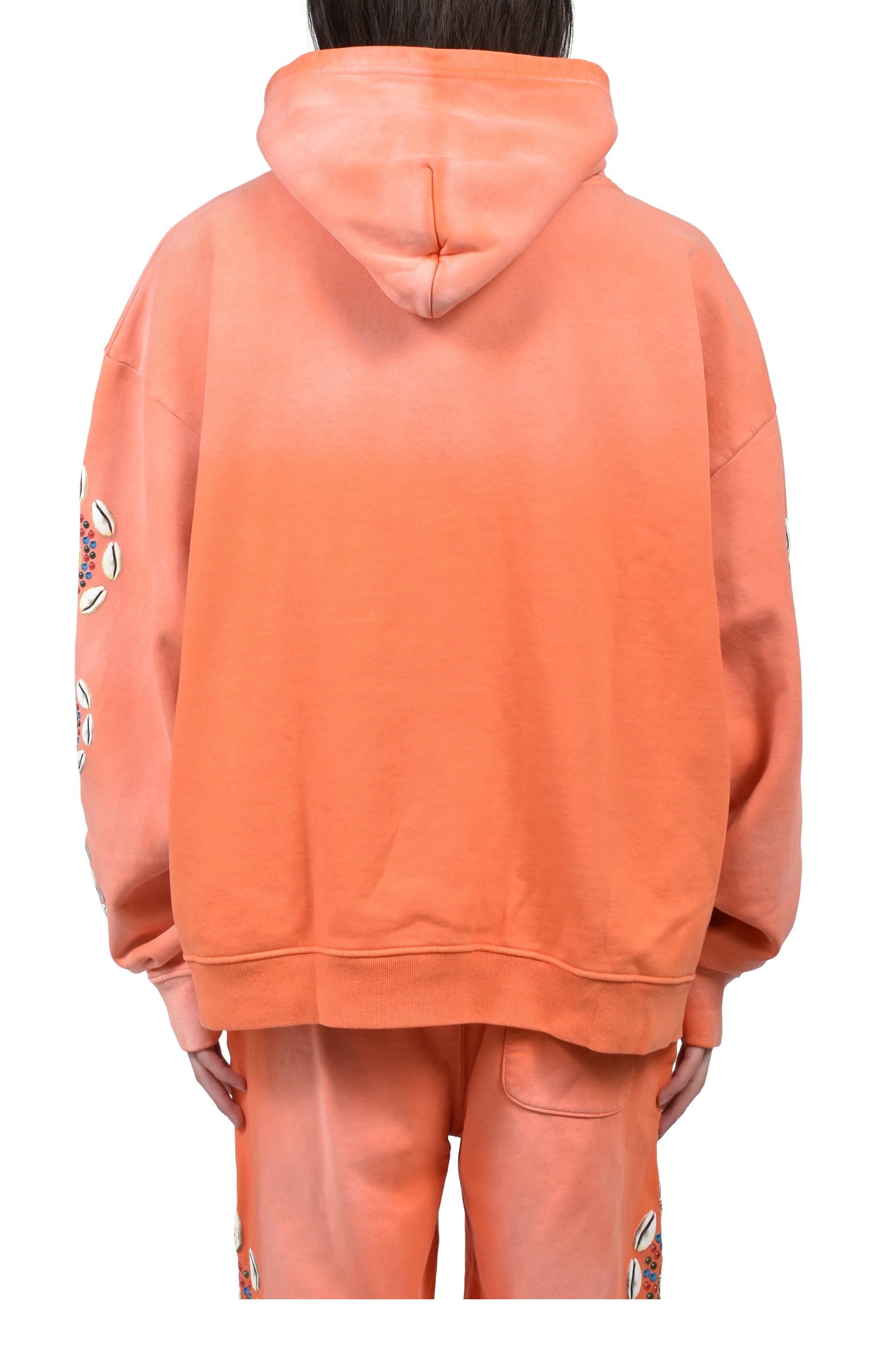 BARRIERS COWRIE SHELL HOODIE / ORG