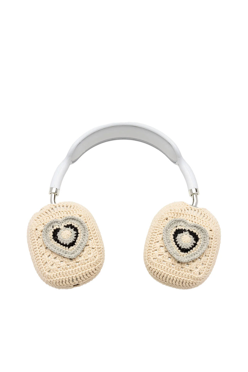 BASICKS ベイシックス SS25 AIRPODS MAC CROCHET CASE / WHT - NUBIAN